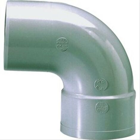 Coude PVC à 87°, MF Diam 125