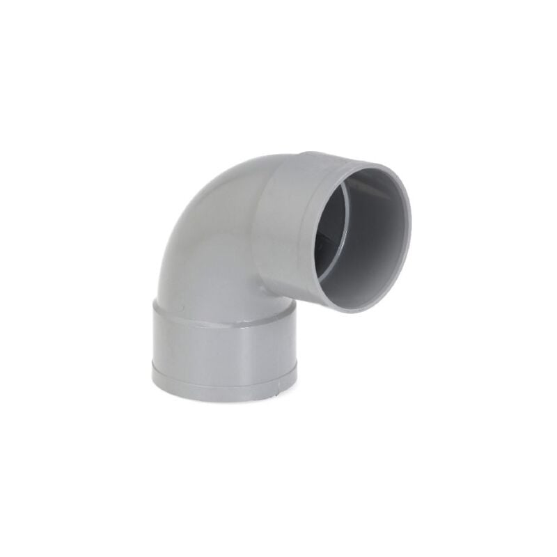 Girpi - Coude pvc femelle femelle gris 87°30 Ø200mm - XC10FF