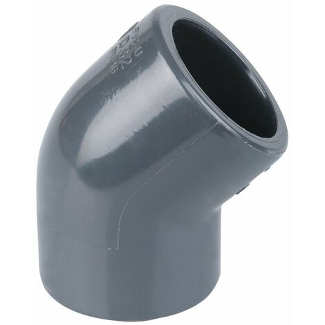 Coude Pvc A Coller 45 D 63
