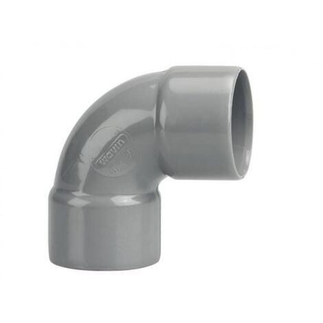 Coude PVC double Femelle 87°30 D32 - WAVIN - 3026056