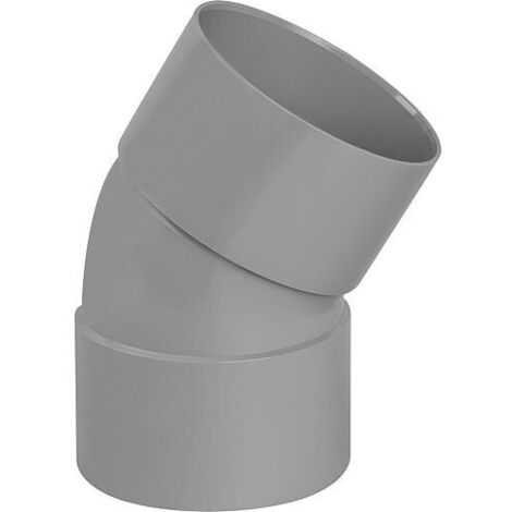 Coude PVC évacuation 30° femelle/femelle Ø100
