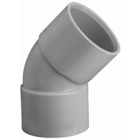 Coude pvc ff d. 40 45d