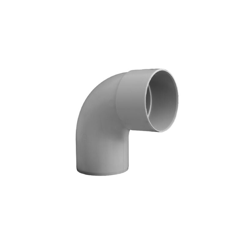 Girpi - Coude pvc mâle femelle gris 87°30 Ø160mm - XC8