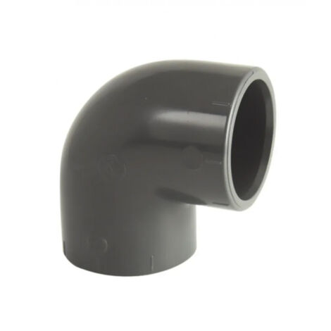Coude PVC pression 90° diamètre 32 mm, femelle femelle
