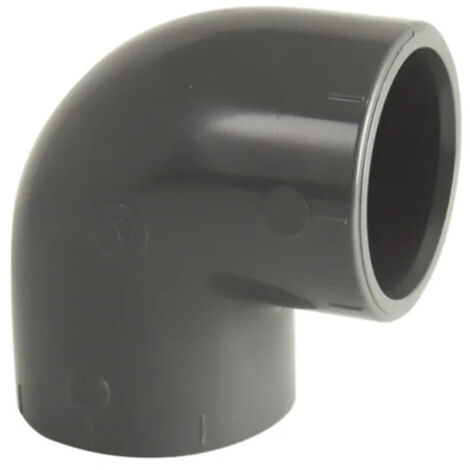 Coude PVC pression 90° diamètre 40 mm, femelle femelle