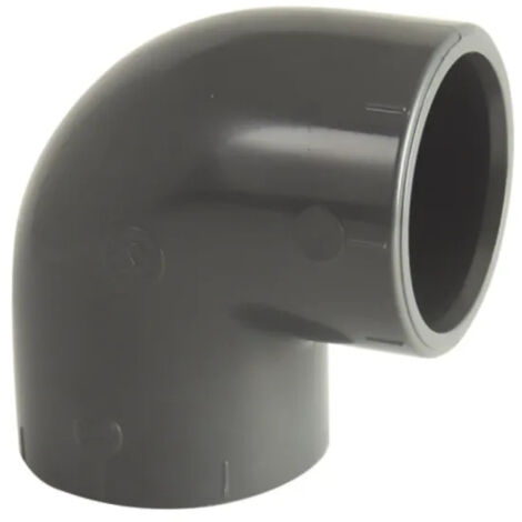 Coude PVC pression 90° diamètre 75 mm, femelle femelle