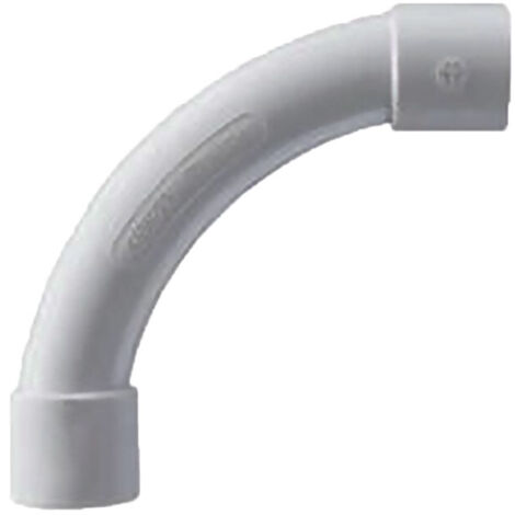 Coude rayon étroit pour tube - 16 mm - gris - GEWISS