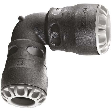 Coude réduit 45° enclipsable pour Tube PE Ø25/20
