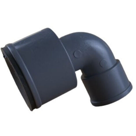 Coude réduit PVC 87°30 FF Ø32 à manchette Ø26x32 - First Plast
