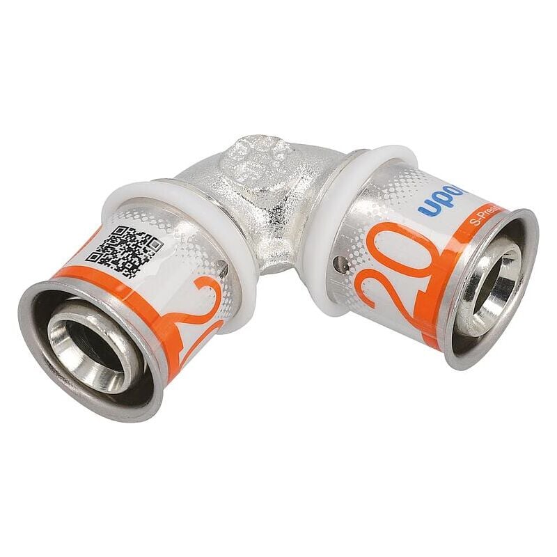 Coude S-Sertir plus Uponor 90° Ø16mm-Ø16mm