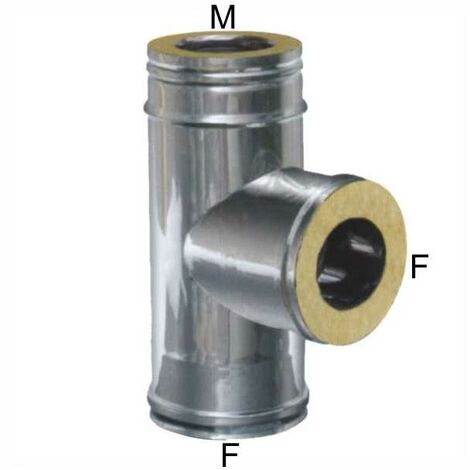 Coude T en inox 8/13 Dp Maral