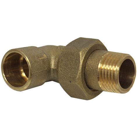 Coude union 3 pièces 98 GCU mâle 1/2" (15/21) - Tube Cuivre Ø18 - Arcanaute