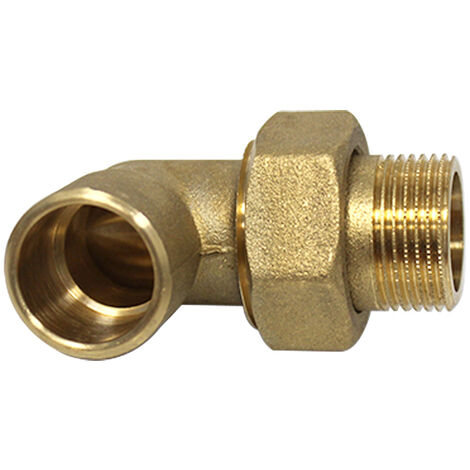 Coude union 3 pièces 98 GCU mâle 3/4" (20/27) - Tube Cuivre Ø22 - Arcanaute