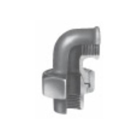 Coude union 90 fonte galva FF - Diamètre : 2''