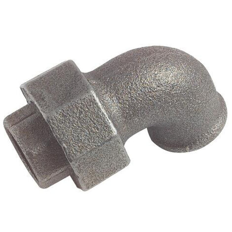 COUDE UNION CONIQUE FONTE NOIRE DOUBLE FEMELLE N° 96