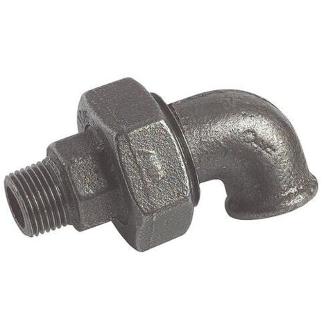 COUDE UNION CONIQUE FONTE NOIRE MALE FEMELLE N° 98