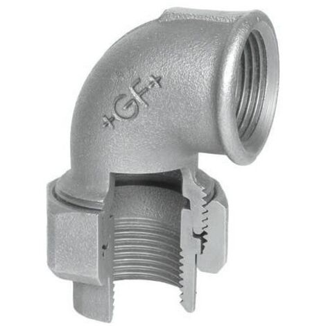 Coude union fonte galva à joint conique FF - Fig 96 - 15x21 - Sferaco