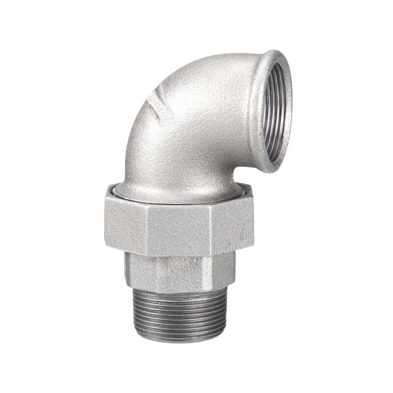 Coude union mâle femelle joint conique 98 galva - 2'' Sferaco