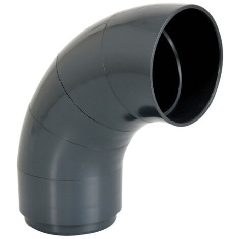 Coude unique pour gouttière Pc80a PVC