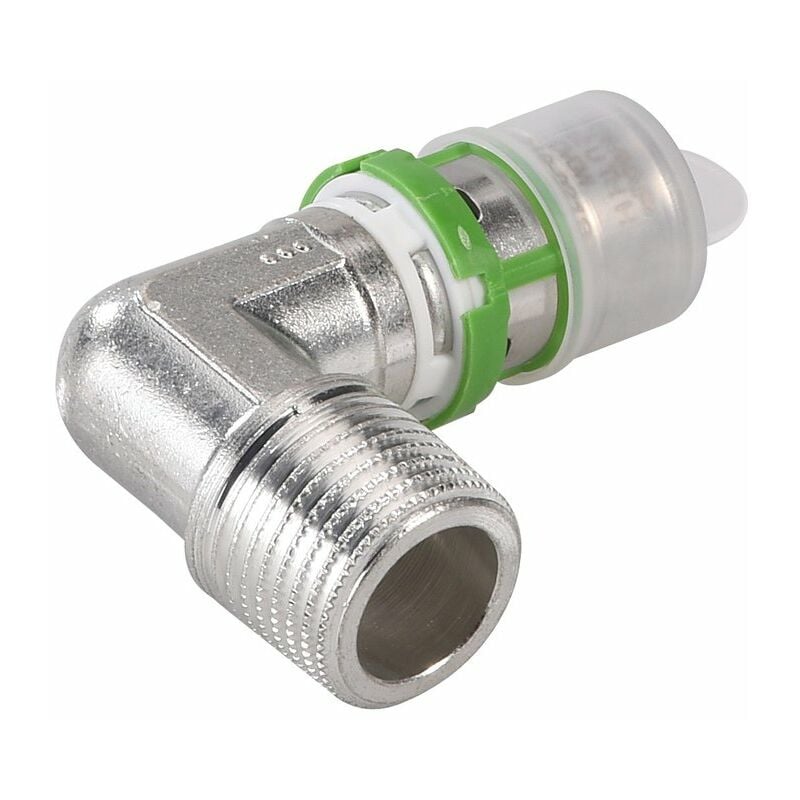 Comap - Coude laiton multicouche à visser Mâle 1' - Diamètre 32 mm
