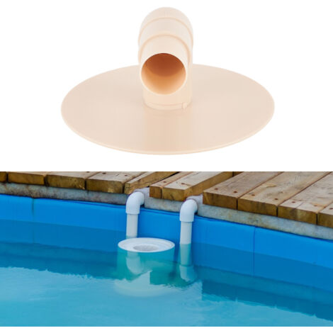 Coudes de Base pour Skimmer de Piscine 8929 Adaptateur de Plaque de Vide Compatible avec Systèmes HydroTools-AUTRES