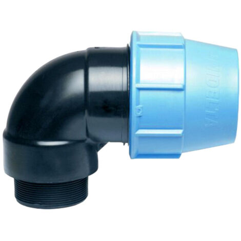 Coudes Mâles à 90° à Compression Pn16 Pour Tuyau Pe D40x1''1/4