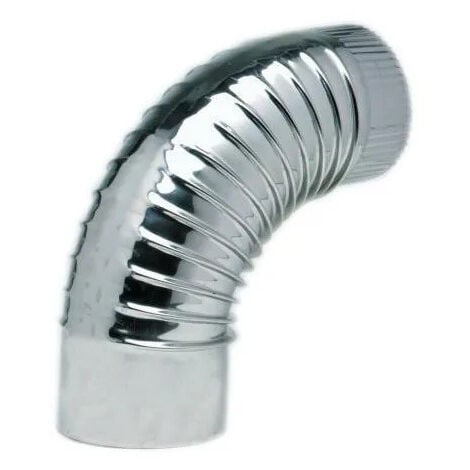 Coudes plissés EQ 90 dégré inox, diamètre 111