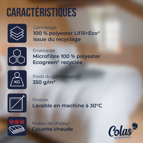 Couette 100% écologique chaude