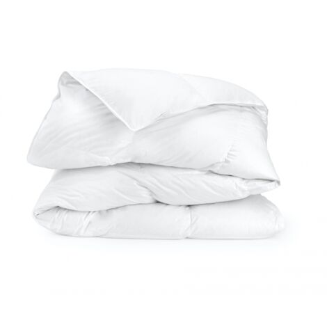 Couette Anti acarien synthétique 350g/m²220X240 cm - Blanc
