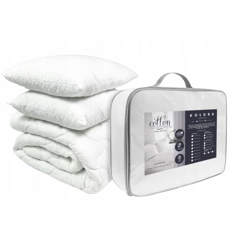 Couette anti-allergique GOLDEN LINE 160x200 cm + 2 oreillers 50x60 cm. POLOGNE