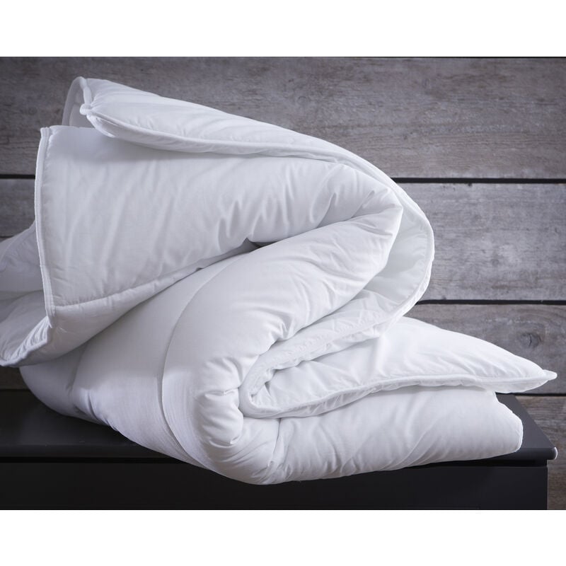 Umberto Ravelli - Couette Blance 2 places 'Fabrication Française' 220 x 240 cm