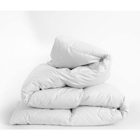 Couette blanche 4 saisons 140x200 cm 500 grs