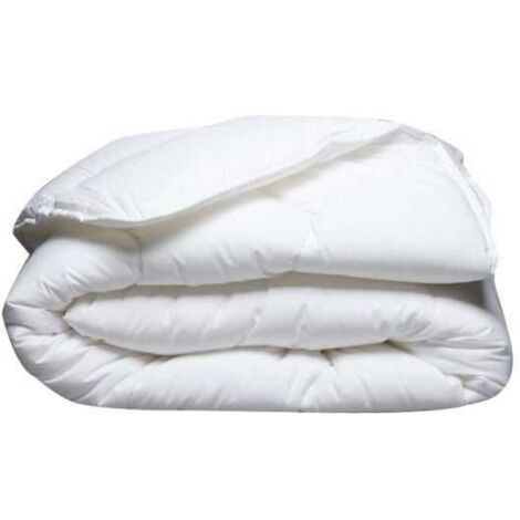 Couette chaude BLANREVE 140x200 cm 400 g/m² Blanc