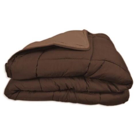 Couette chaude microfibre 200x200 cm – Grammage 400 g/m² – Garnissage fibres creuses siliconées – Traitement ignifuge OEKO TEX