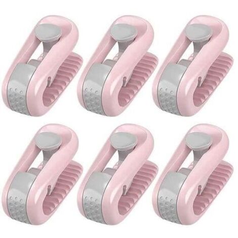 Couette Clips Antidérapants - 6 pièces - Rose - Synthétique