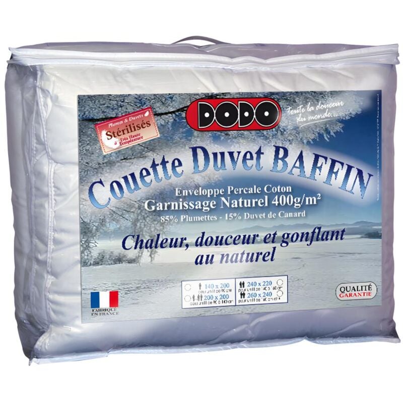 Couette Dodo Naturelle Duvet - 240x260 cm - baffin