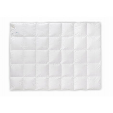 Couette DUVET D'OIE 70% 220x200 Basic Plus 2000g PREMIUM blanc