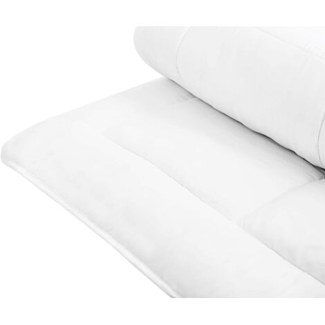 Couette en Coton 155 x 220 cm Approprié pour Personnes Allergiques Beliani