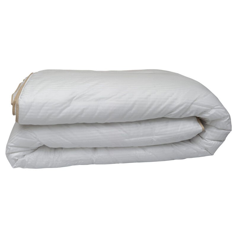 Couette 'Fjord Grand Hotel' Tempéré Jumelable Satin de coton rayé Lestra Taille de couette: 240 x 280 cm pour lit 180 x 200 à 200 x 200 King size