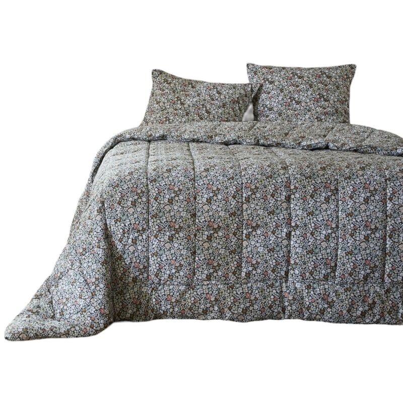 Couette imprimee 220 x 240 cm Malia en fleurs