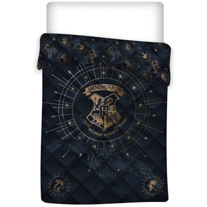 Aymax - Couette Imprimée - Blason Poudlard - 140x200 cm