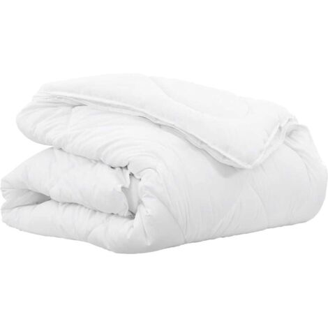 Couettes & Duvets Blanc 240 x 260 cm Microfibre CFW30486