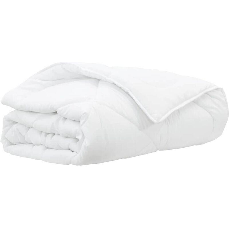 Couettes & Duvets Blanc 240 x 260 cm Microfibre CFW31501