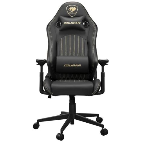 COUGAR Gaming CGR-EXP-ROB Silla para videojuegos de PC Asiento acolchado tapizado Negro, Oro
