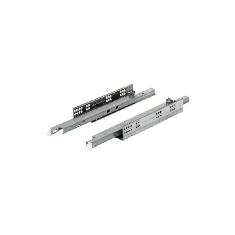 Coulisse invisible Tandem pour tiroir bois 30kg avec amortisseur sortie totale longueur de 550mm Blum COU560H550B