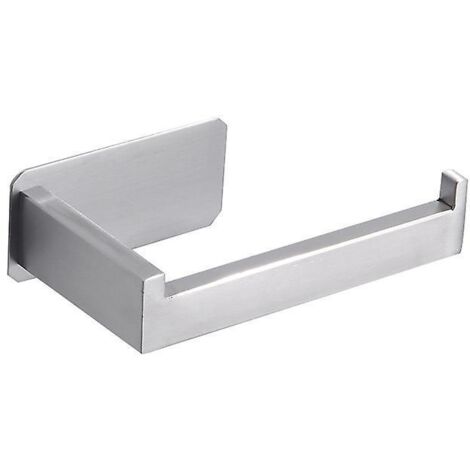couleur Argent Porte Serviette Salle De Bain Percage Auto-adhsif Serviette Barre Acier De Serviettes Wc Accessoirs Salles De Bain