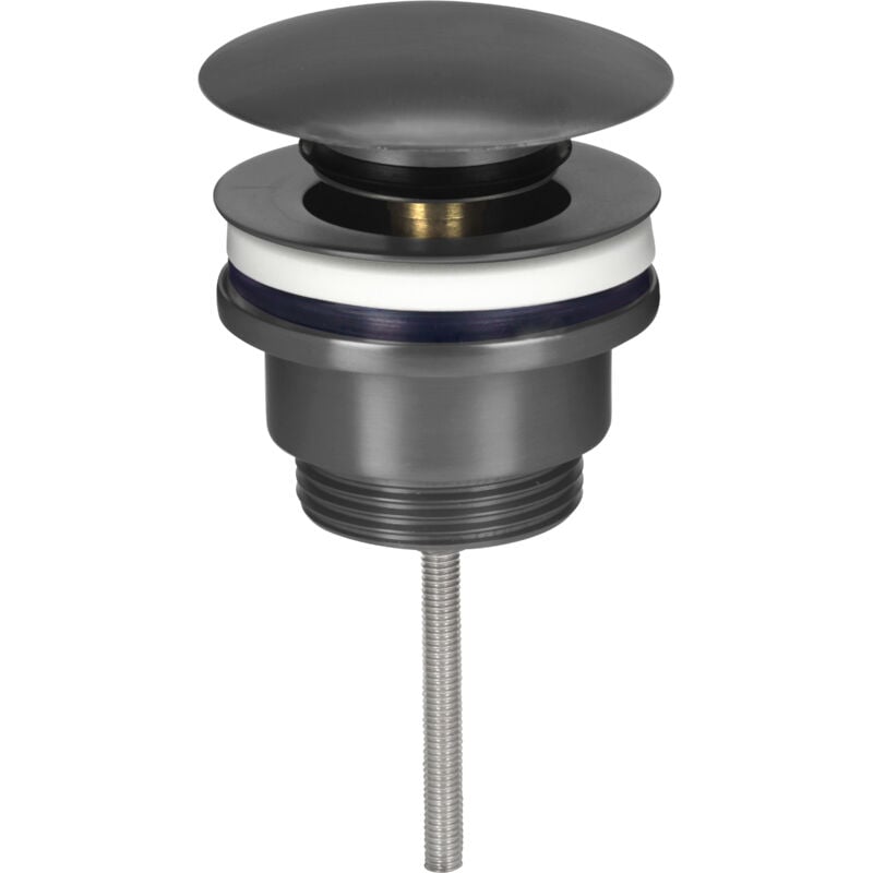 Couleur Graphite Fini Click-Clack Salle de Bains Vidanger Les Déchets Bouton Universel