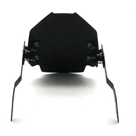 couleur : Noir  Matériau : Métal  Phare, pare-brise et cache-tableau de bord pour moto  Moto équipée d'une protection anti-gravillons pour réduire la résistance au vent et améliorer l'intégrité généra