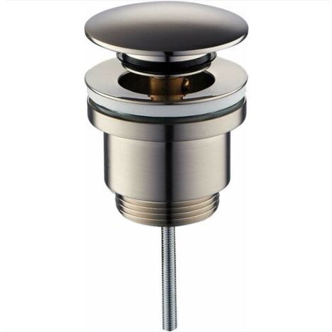 Couleur ronde standard en nickel brossé Dammaster 18215 Ferraille en acier inoxydable brossé