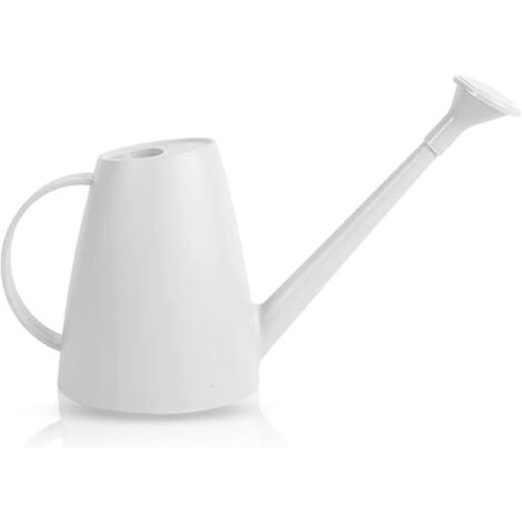(Couleur:Blanc)Arrosoir Vaporisateur, arrosoir à Long Bec, Arrosoir à Bec Long 1800ML avec pommeau de Douche Amovible Petit Pot darrosage